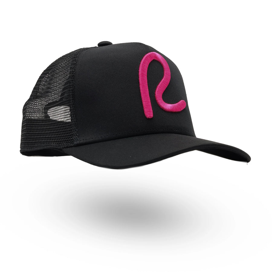 Rewired 2.0 R Trucker Cap - Black/Pink