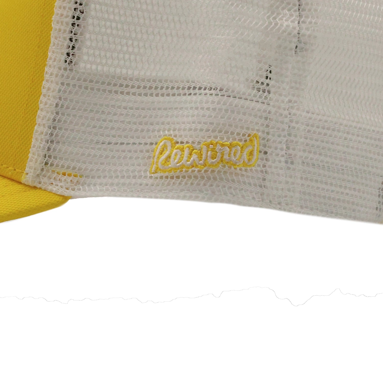 Rewired 2.0 R Trucker Cap - Golden Sand/White/White - Side Script Logo