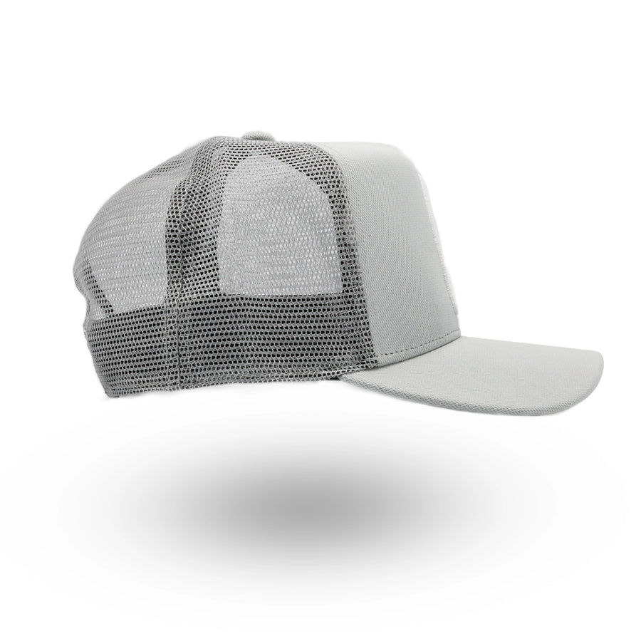 Grey mesh trucker cap sales