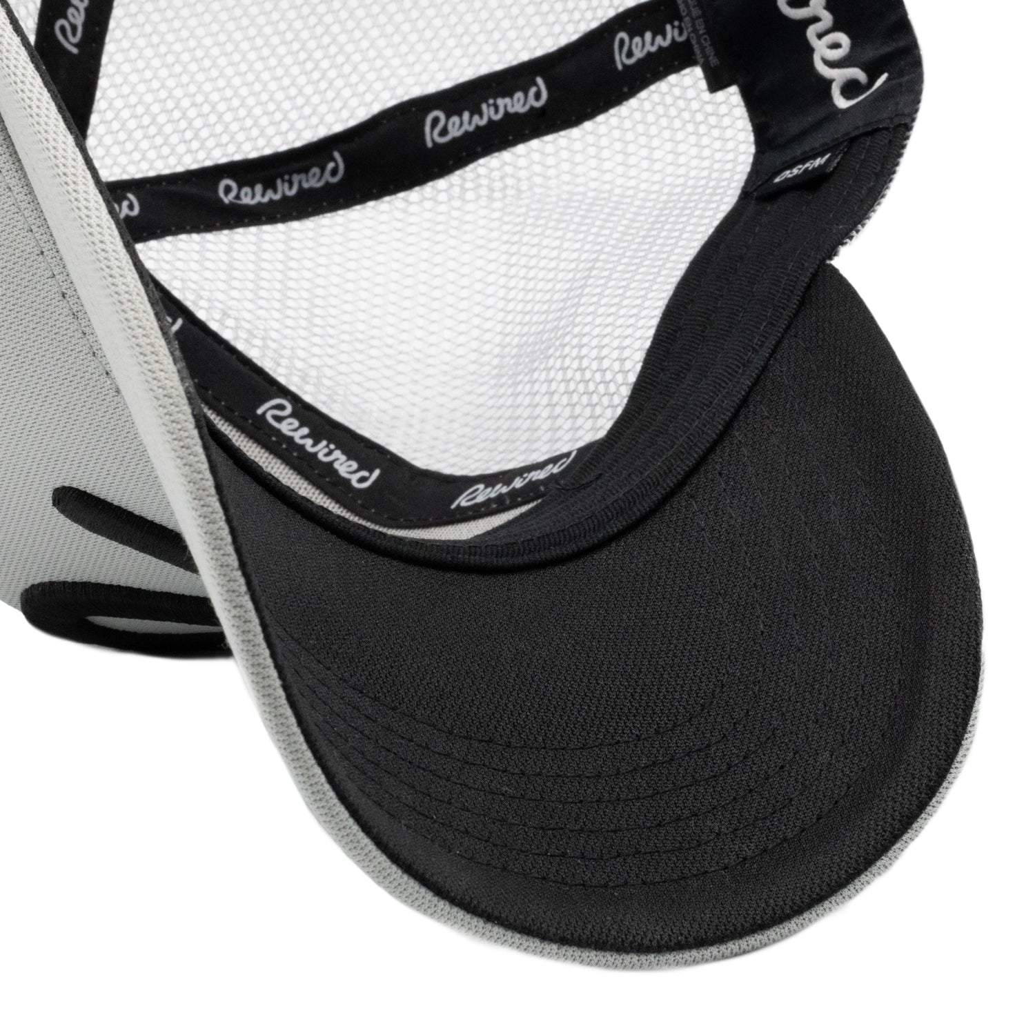 Rewired 2.0 R Trucker - Light Grey/Black - Contrast Under Visor