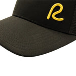 Rewired 2.0 Essential R Trucker - Black/Gold/Grey - Stitched Peak