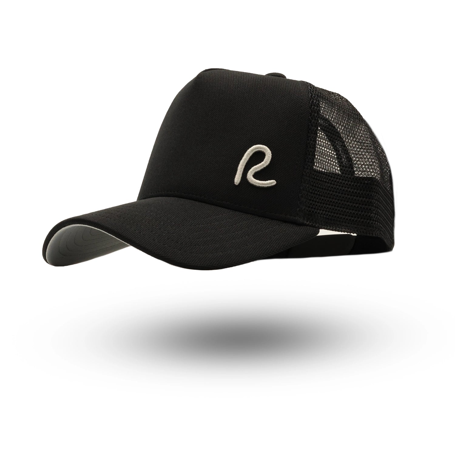 Rewired 2.0 Essential R Trucker Cap - Black/Light Grey