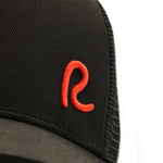 Rewired 2.0 Essential R Trucker - Black/Red - Logo