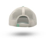 Rewired 2.0 Essential R Trucker Cap - Aqua/White - Back