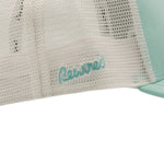 Rewired 2.0 Essential R Trucker Cap - Aqua/White - Side Script Logo