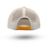 Rewired 2.0 Essential R Trucker Cap - Golden Sand/White - Back
