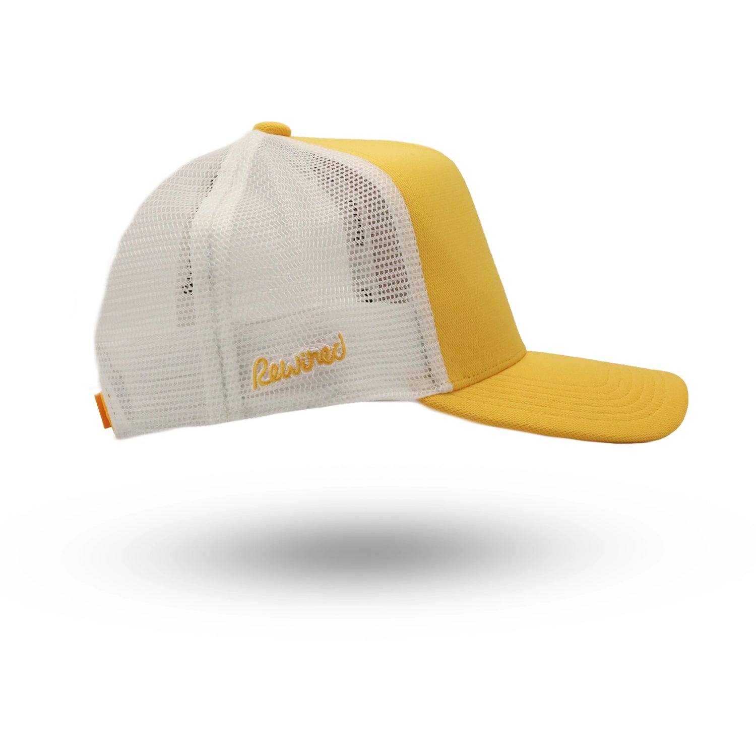 Rewired 2.0 Essential R Trucker Cap - Golden Sand/White - Right