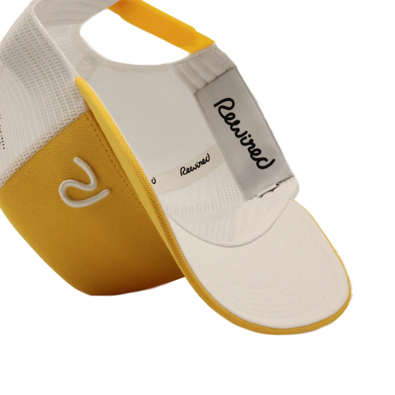Rewired 2.0 Essential R Trucker Cap - Golden Sand/White - Underside