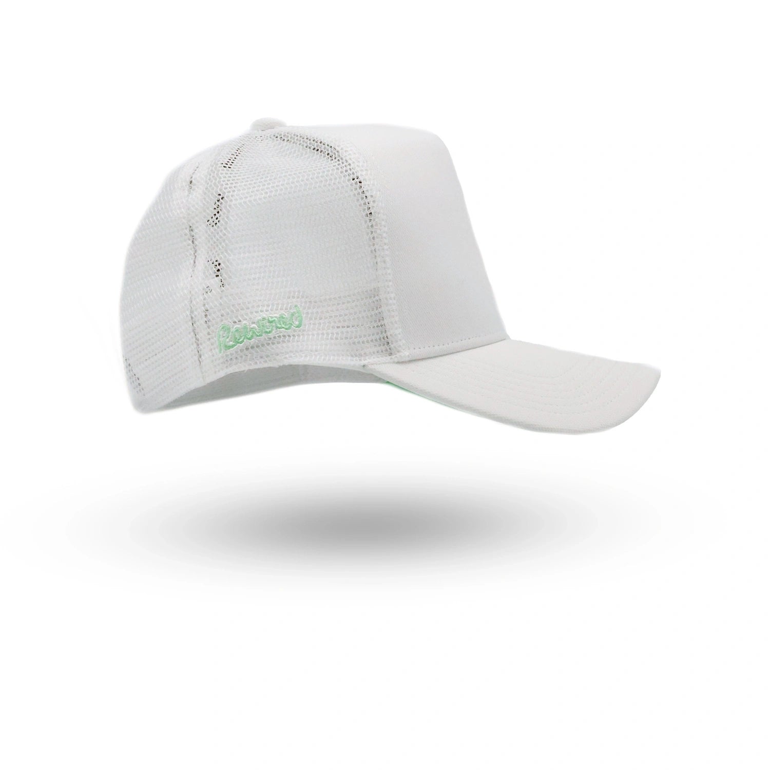 Rewired 2.0 Essential R Trucker Cap - White/Mint - Right
