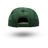 Rewired 2.0 Essential R Trucker Cap - Forest Green/Gold - Back