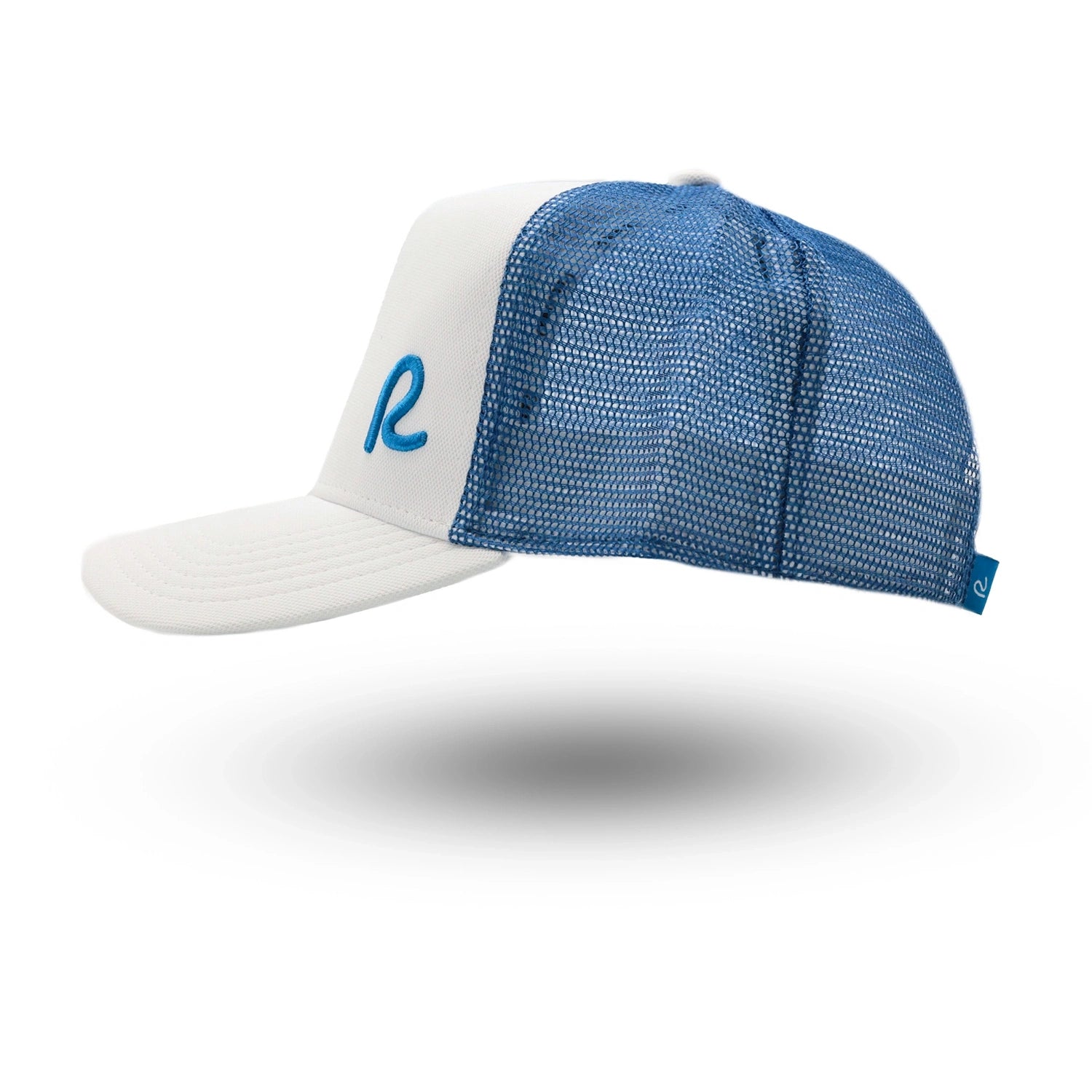 Rewired 2.0 Essential R Trucker Cap -Hawaiian Blue/White - Left