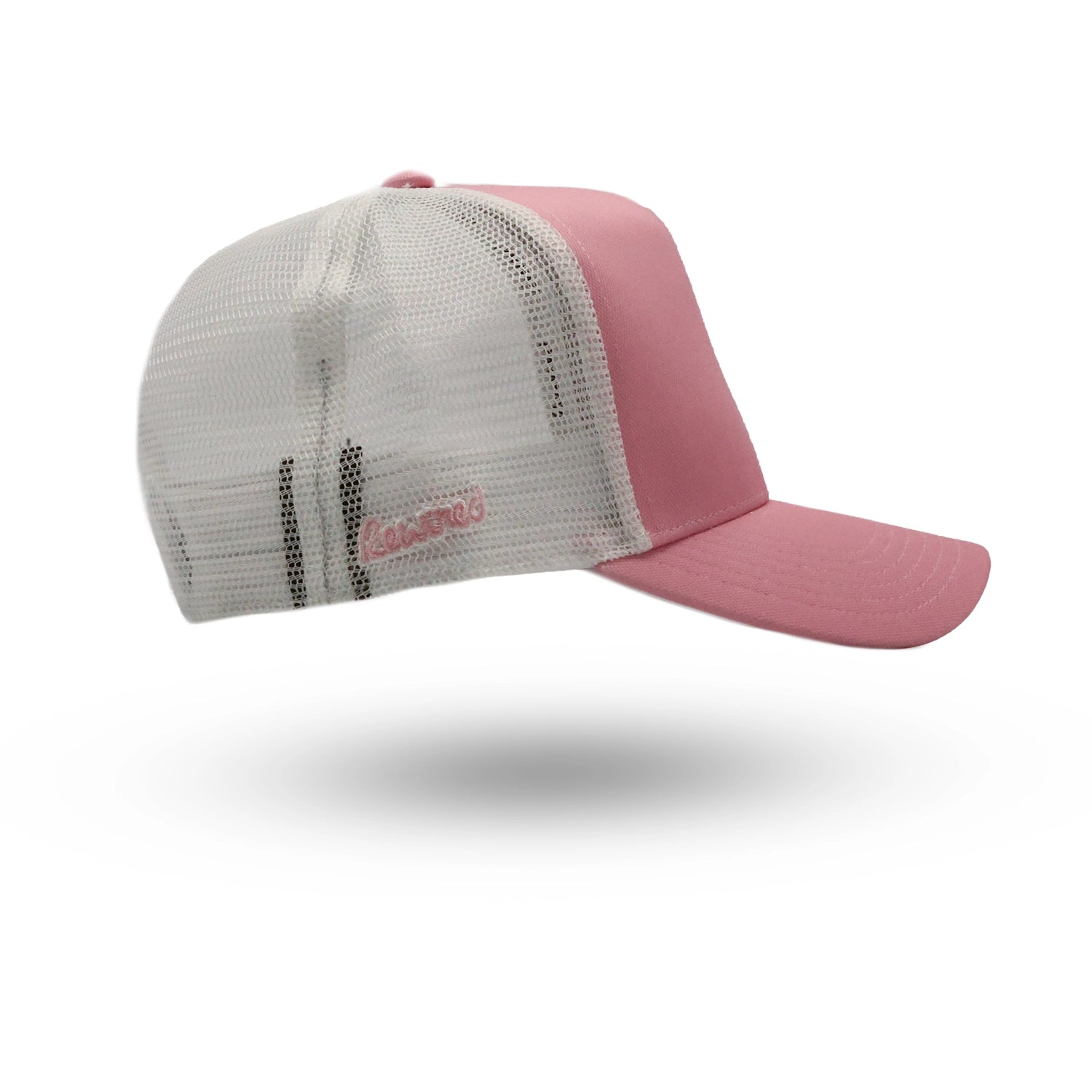 Rewired 2.0 Essential R Trucker Cap - Powder Pink/White - Right