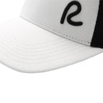 Rewired 2.0 Essential R Trucker - White/Black/Black - Stitched Peak