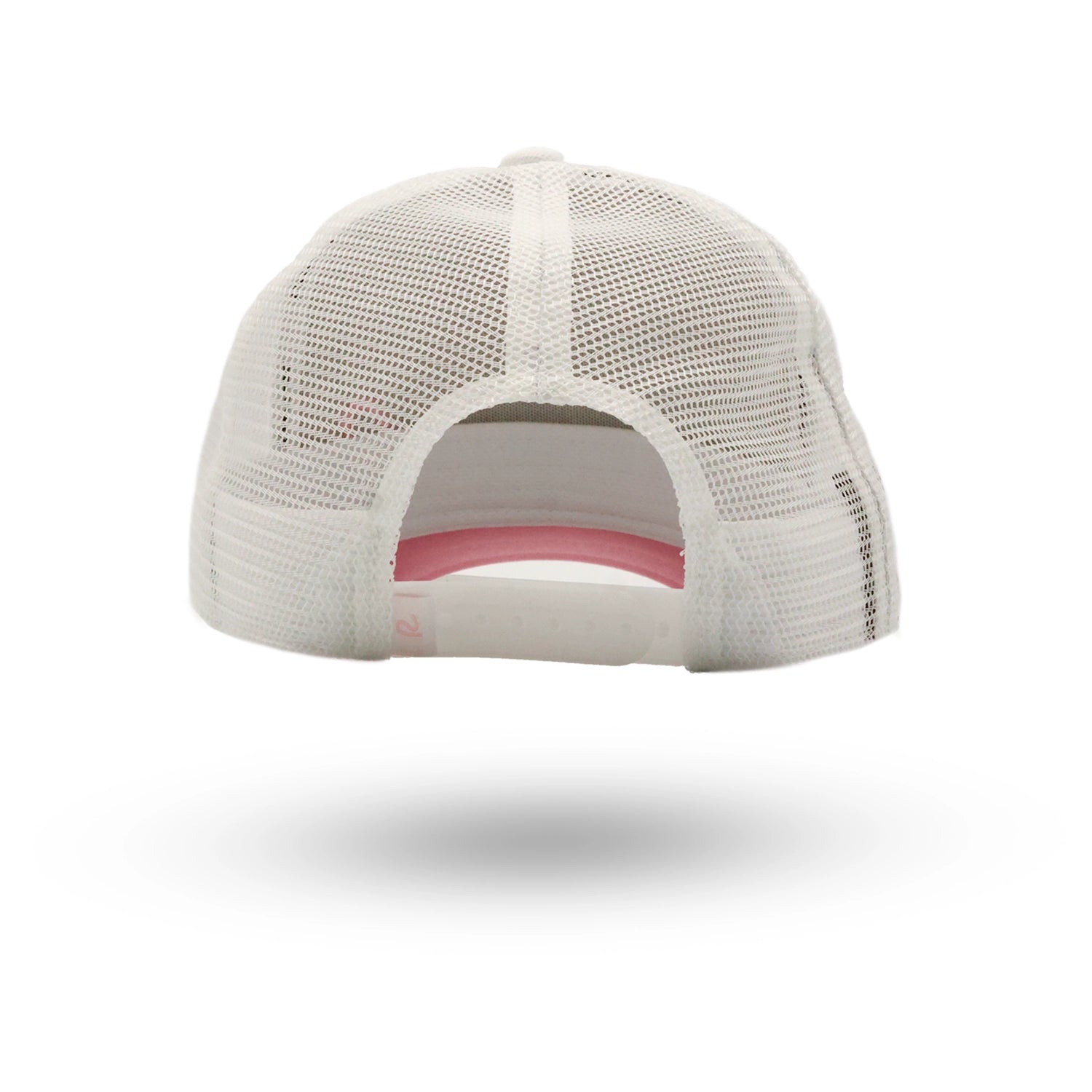 Rewired 2.0 Essential R Trucker Cap - White/Powder Pink - Back