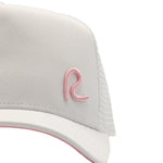 Rewired 2.0 Essential R Trucker Cap - White/Powder Pink - Front