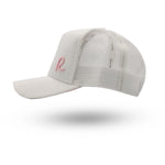 Rewired 2.0 Essential R Trucker Cap - White/Powder Pink - Left