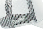 Rewired 2.0 Essential R Trucker Cap - White/White - Side Script Logo