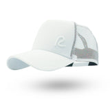 Rewired 2.0 Essential R Trucker Cap - White/White