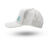 Rewired 2.0 Essential R Trucker - White/Aqua - Left