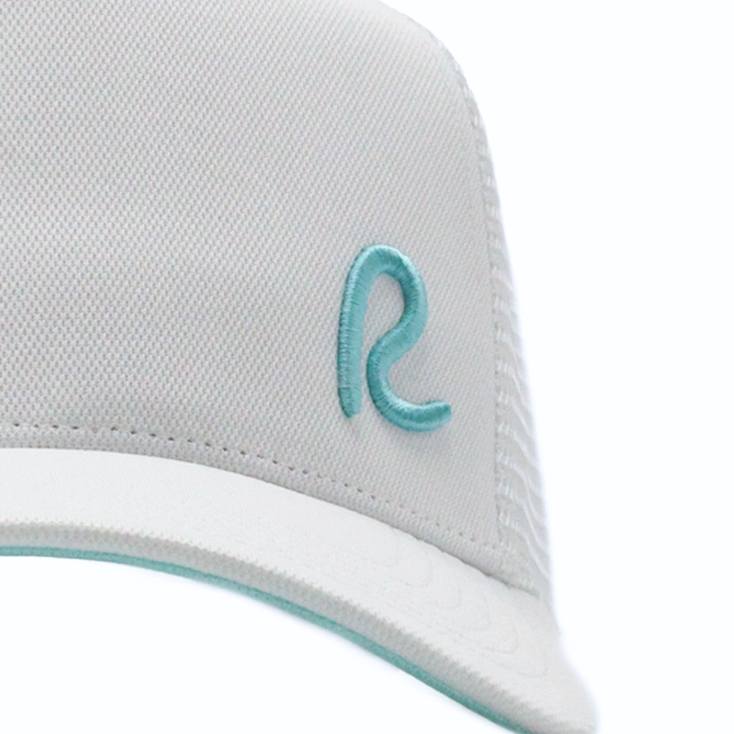 Rewired 2.0 Essential R Trucker - White/Aqua - Front