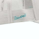 Rewired 2.0 Essential R Trucker - White/Aqua - Side Script Logo
