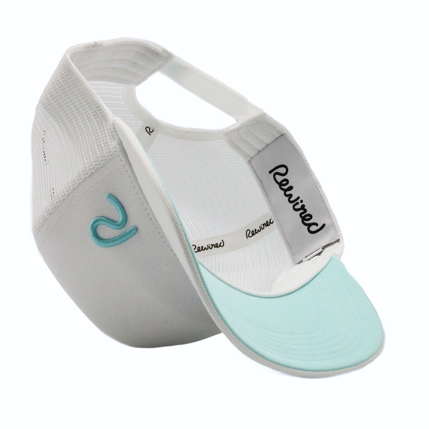 Rewired 2.0 Essential R Trucker - White/Aqua - Underside