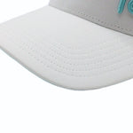 Rewired 2.0 Essential R Trucker - White/Aqua - Stitched Visor