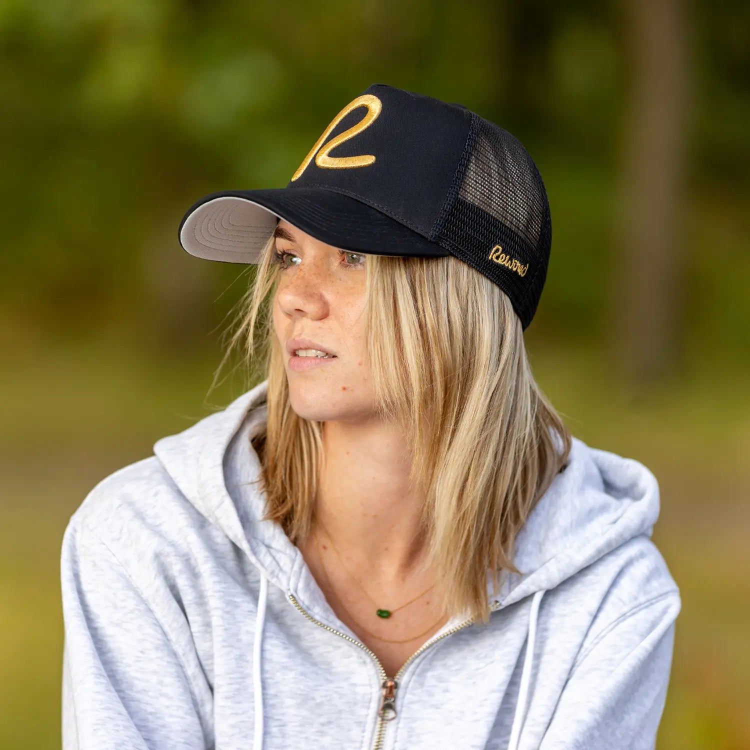 Rewired 2.0 R Trucker Cap - Black/Gold/Grey