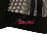 Rewired 2.0 R Trucker - Black/Pink - Side Script Logo