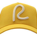 Rewired 2.0 R Trucker Cap - Golden Sand/White - Front Logo