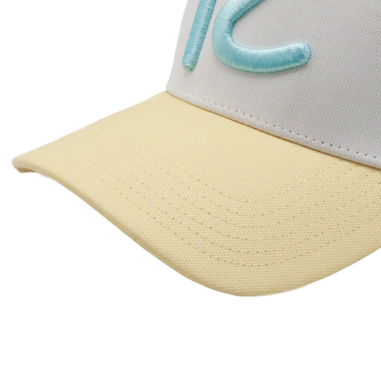 Rewired 2.0 R Trucker Cap - Sand/White/Sky Blue - Stitched Peak