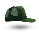 Rewired 2.0 R Trucker Cap - Forest Green/Gold - Right