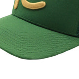 Rewired 2.0 R Trucker Cap - Forest Green/Gold - Stitched Visor