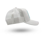 Rewired 2.0 R Trucker Cap - White/Aqua - Right