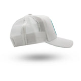 Rewired 2.0 R Trucker Cap - White/Aqua - Right