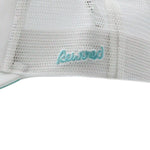Rewired 2.0 R Trucker Cap - White/Aqua - Side Script