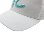Rewired 2.0 R Trucker Cap - White/Aqua - Stitched Visor