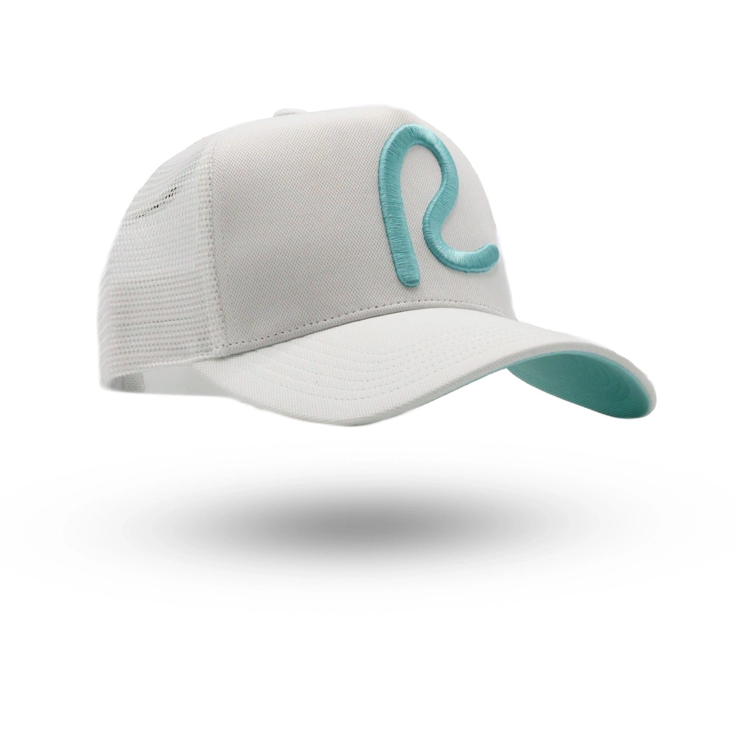 Rewired 2.0 R Trucker Cap - White/Aqua