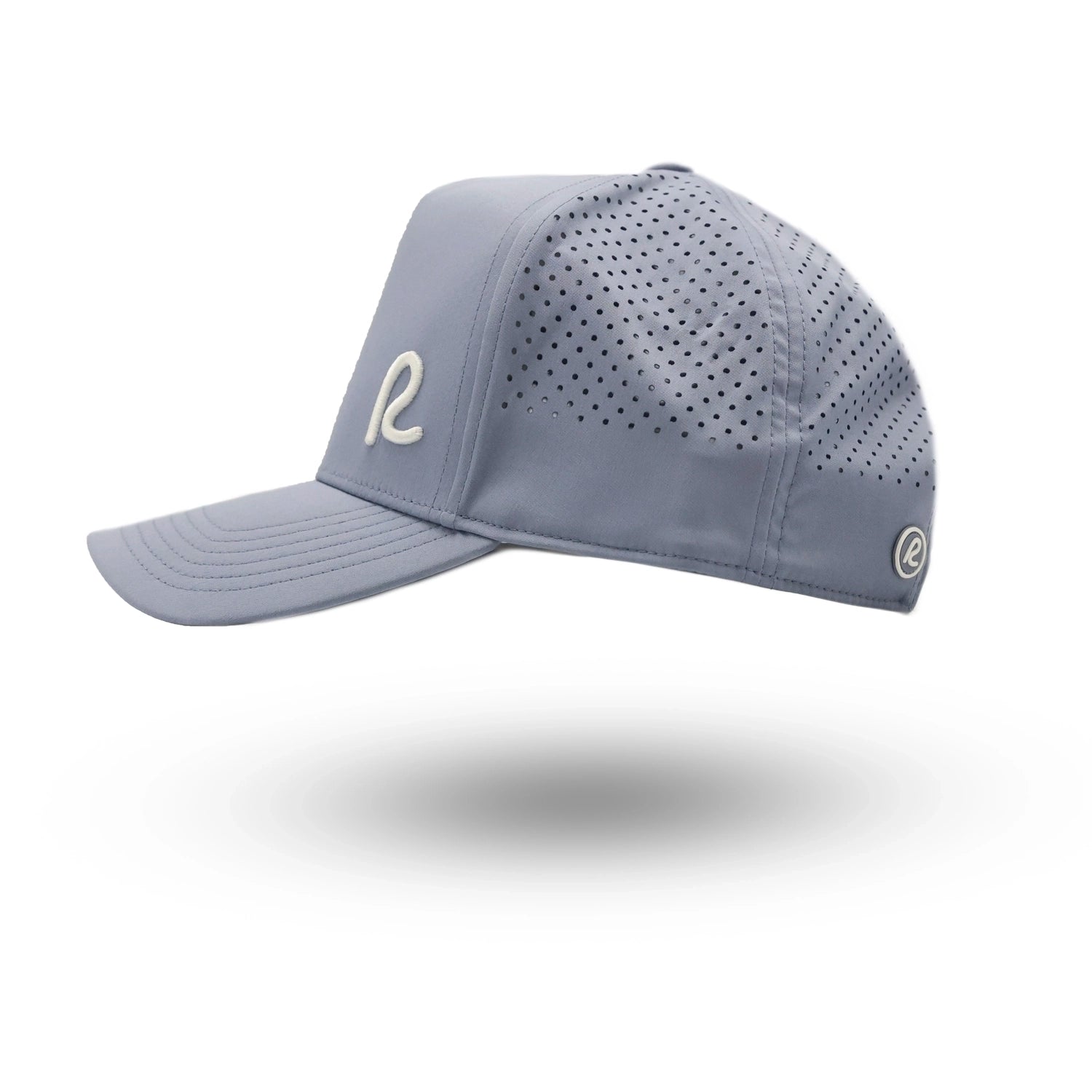 Rewired Apex Essential R Trucker Cap - Denim Blue/White - Left