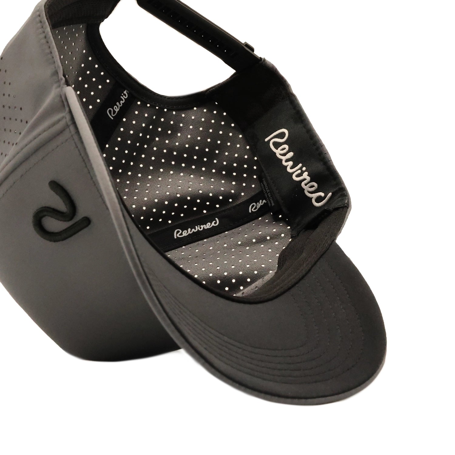 Rewired Apex Essential R Trucker Cap - Grey/Black - Under Visor