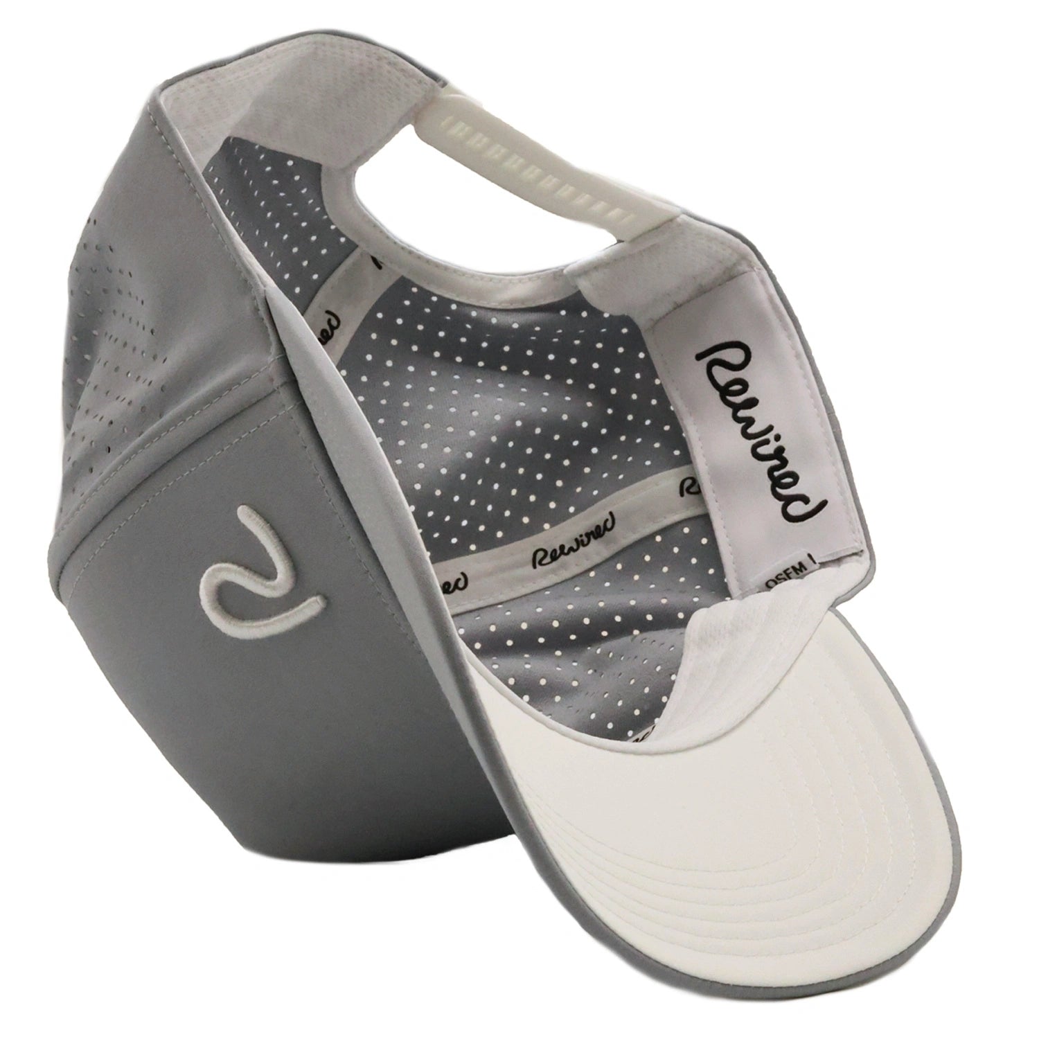 Rewired Apex Essential R Trucker Cap - Grey/White - Underside