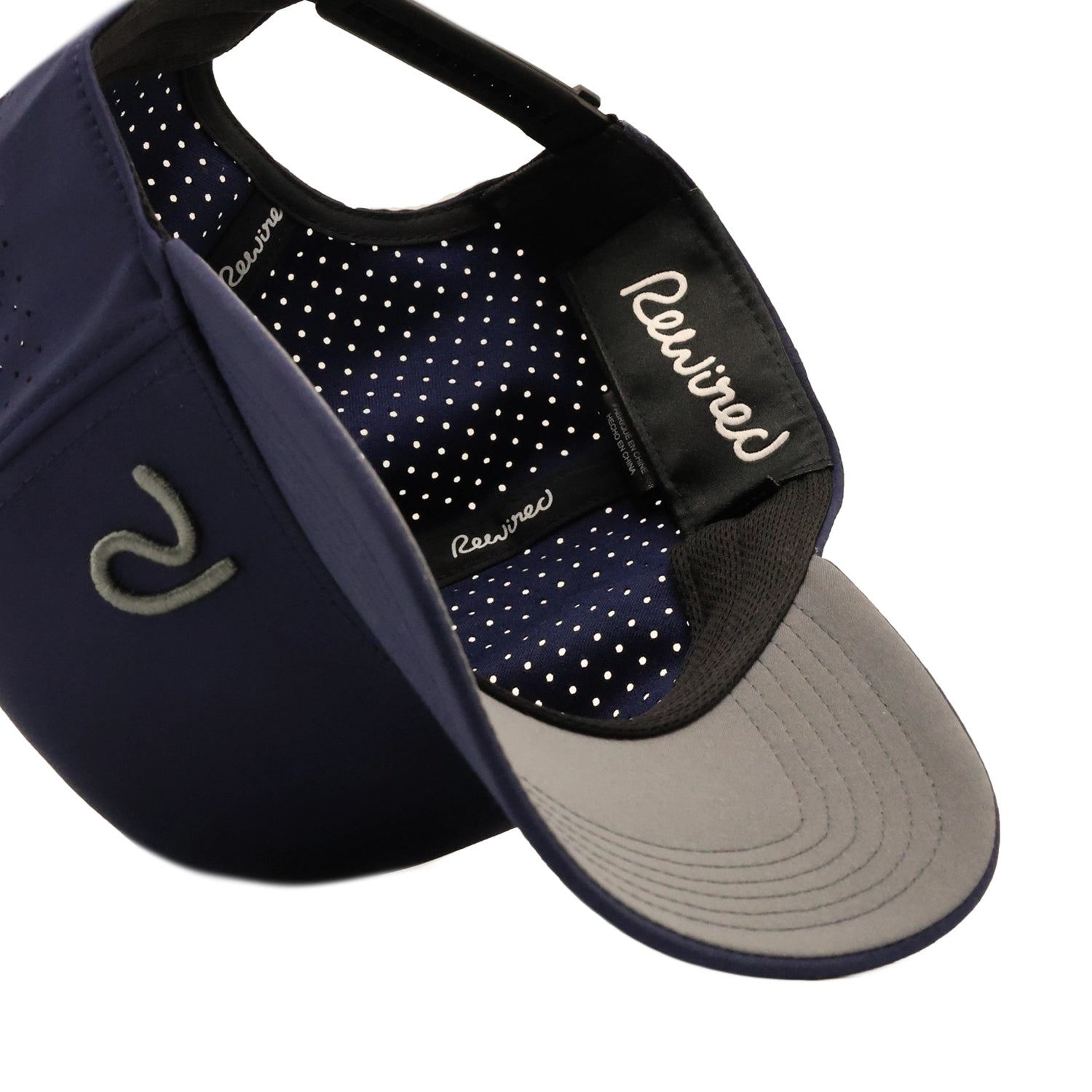 Rewired Apex Essential R Trucker Cap - Navy/Grey - Under Visor