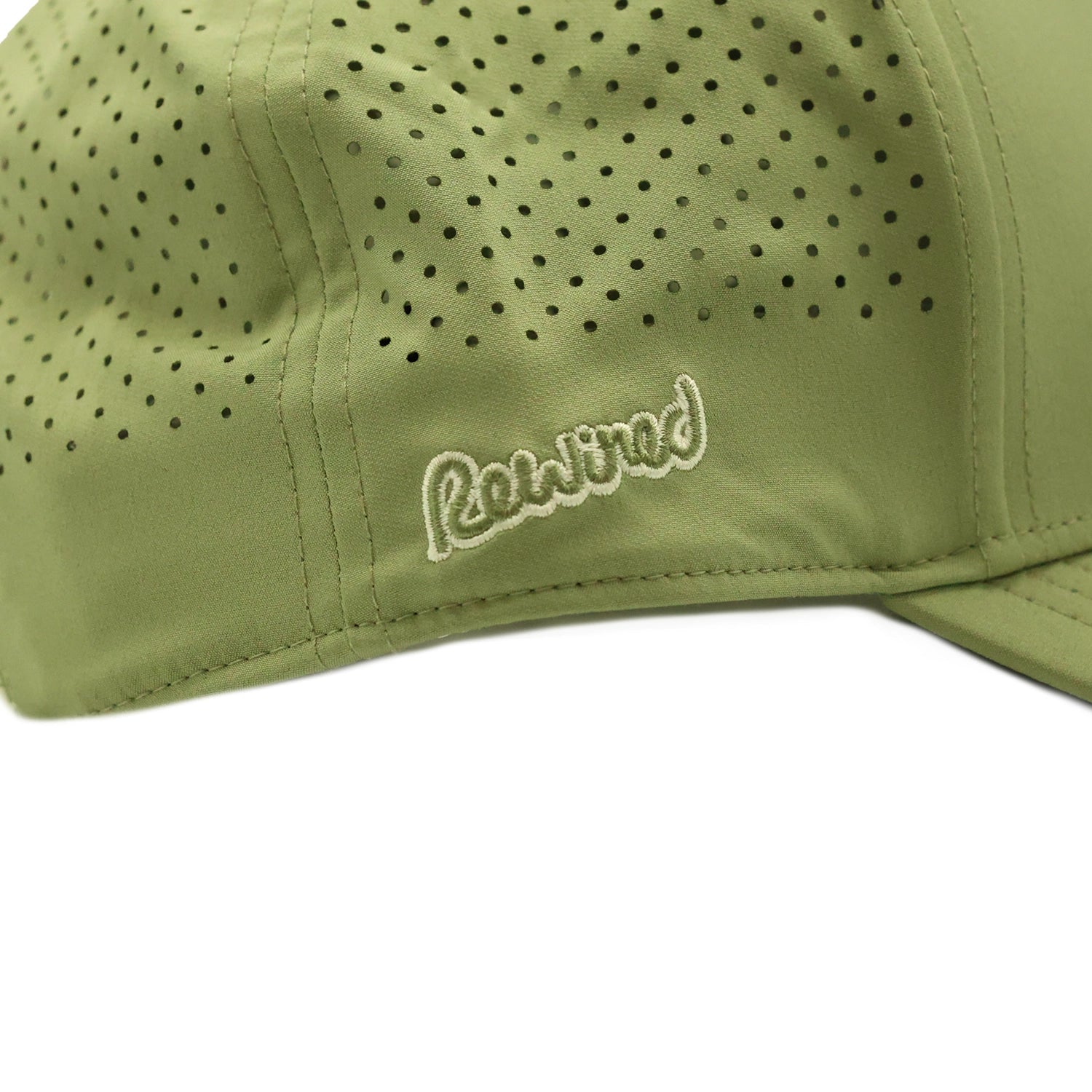 Rewired Apex Essential R Trucker - Sage/White - Side Script Logo