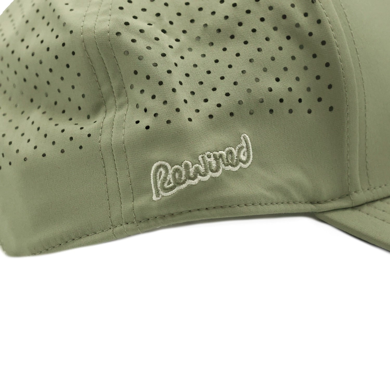 Rewired Apex Essential R Trucker Cap - Sage/White - Side Script Logo