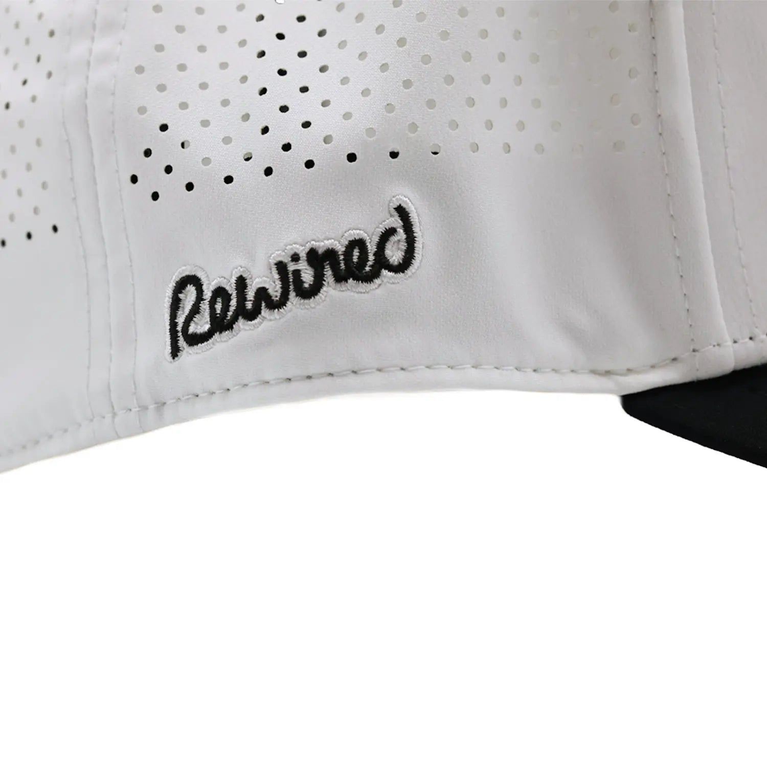 Rewired Apex Essential R Trucker - White/Black/Green - Side Script Logo