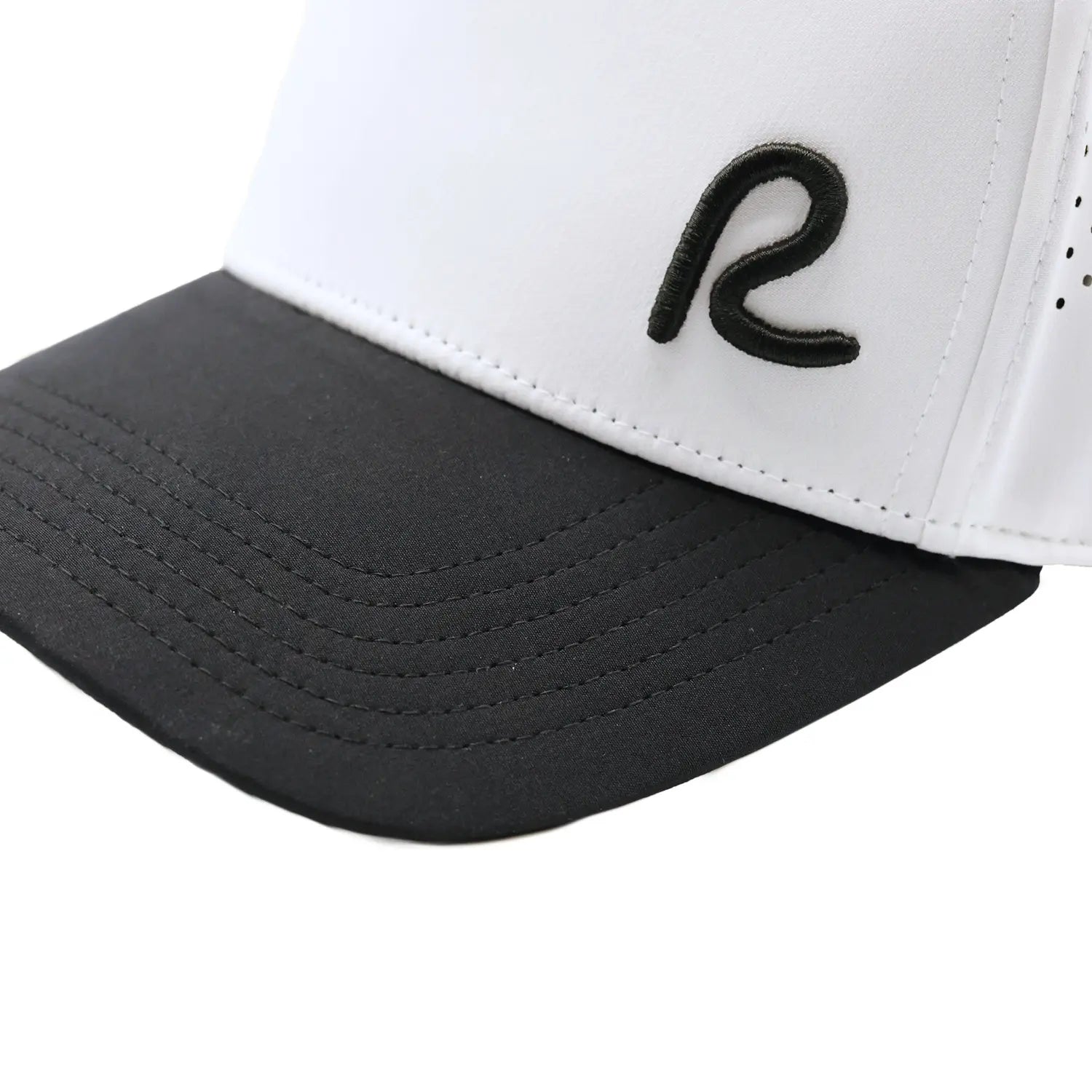 Rewired Apex Essential R Trucker - White/Black/Green - Stitched Peak