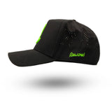 Rewired Apex R Trucker - Black/Neon Green - Left