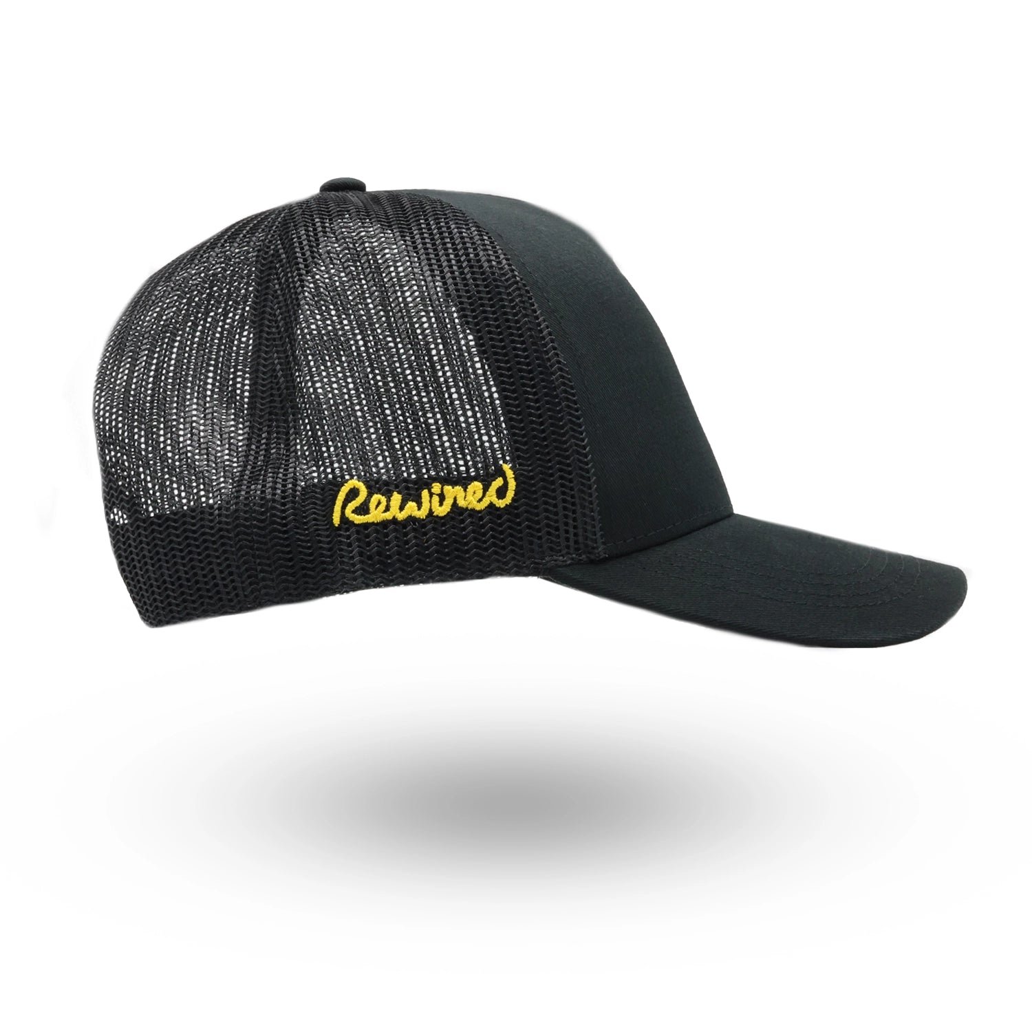 Rewired Essential R Trucker - Black/Yellow - Right