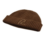 Rewired 100% Merino Wool Rib Beanie - Bark