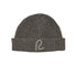 Rewired 100% Merino Wool Rib Beanie - Storm Grey - Front